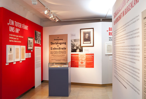 Ausstellung "Schicksalsjahr 1938 – NS-Herrschaft im Burgenland" im Landesmuseum