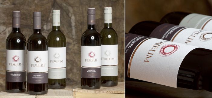 Etiketten / Weingut Vinum Ferreum / Adebar 2012