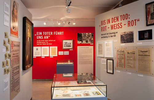 Ausstellung "Schicksalsjahr 1938 – NS-Herrschaft im Burgenland" im Landesmuseum