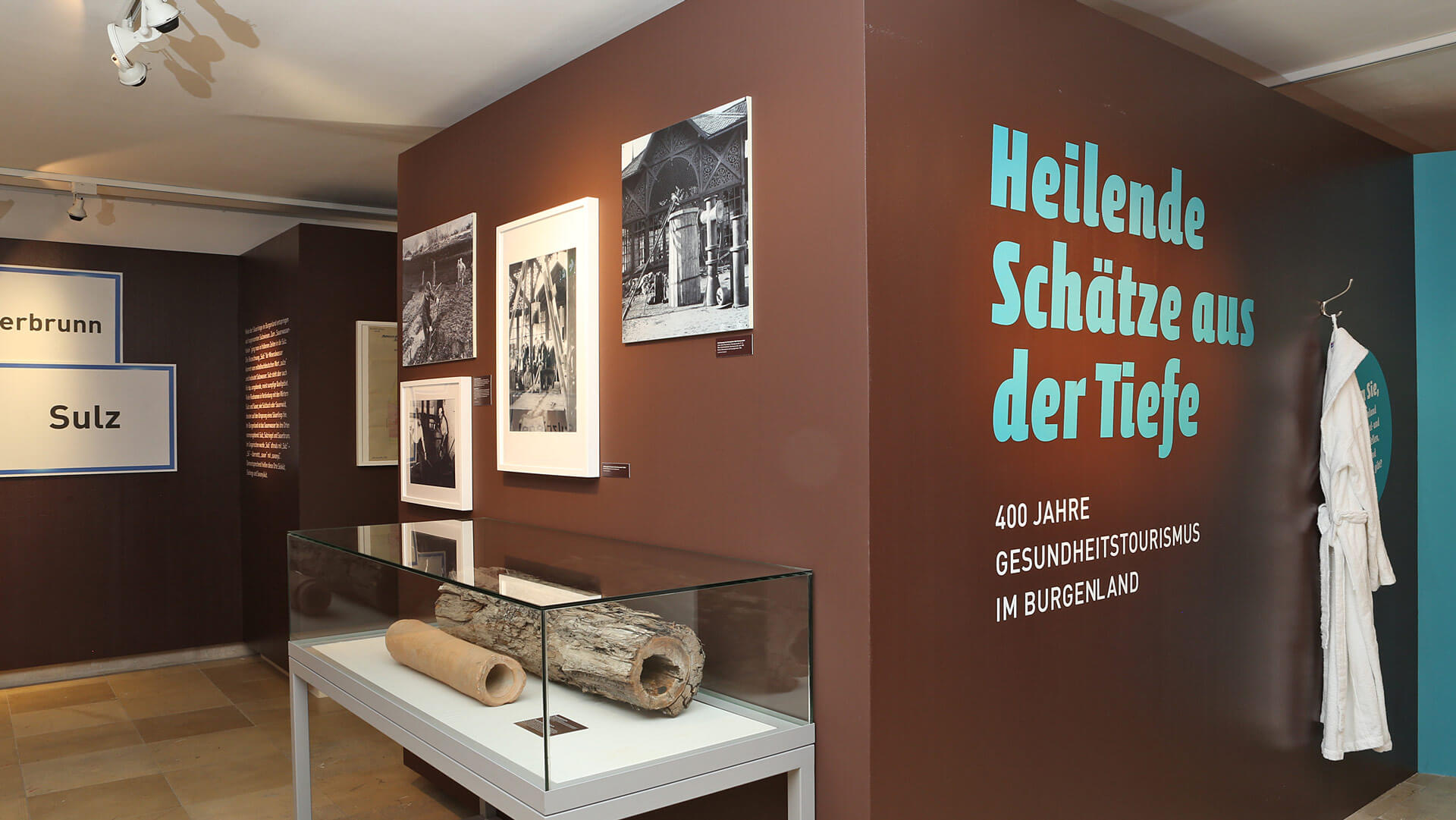 Ausstellung "Heilende Schätze aus der Tiefe - 400 Jahre Gesundheitstourismus im Burgenland" im Landesmuseum