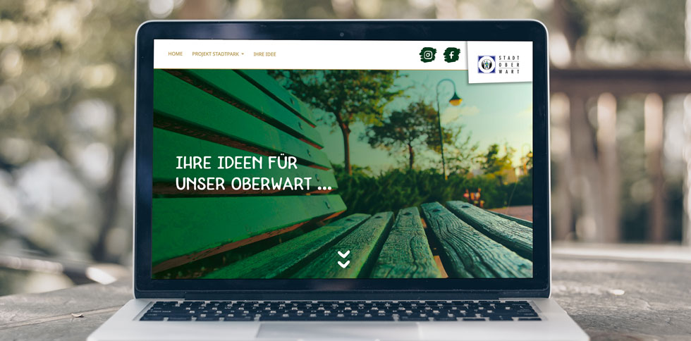Projekt Stadtpark / Website