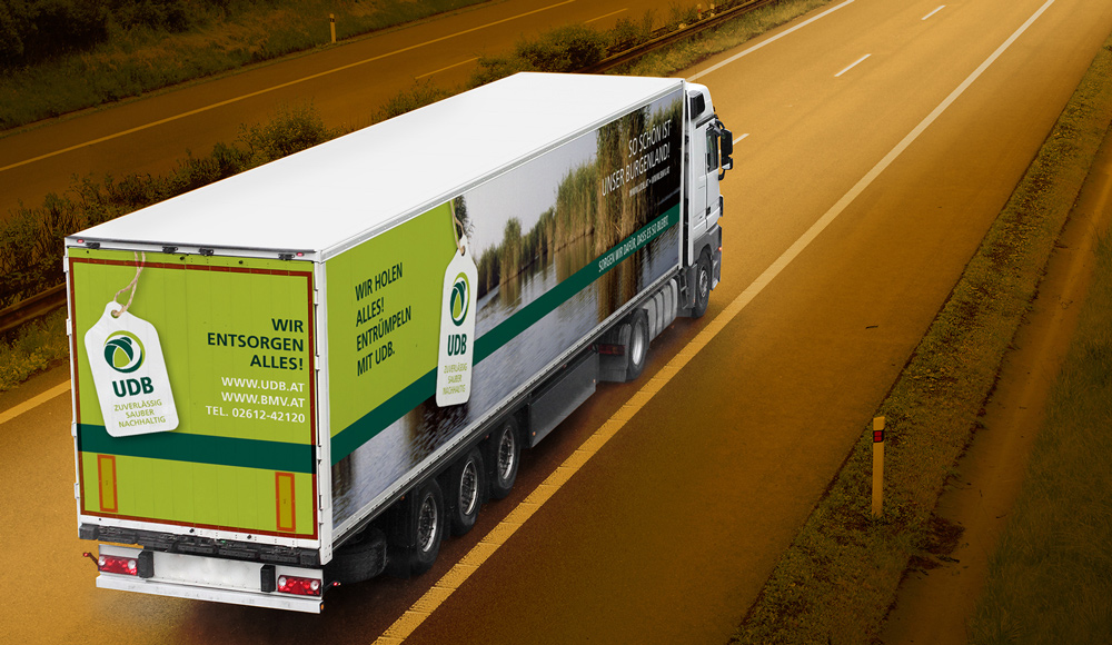 LKW-Beklebung für UDB