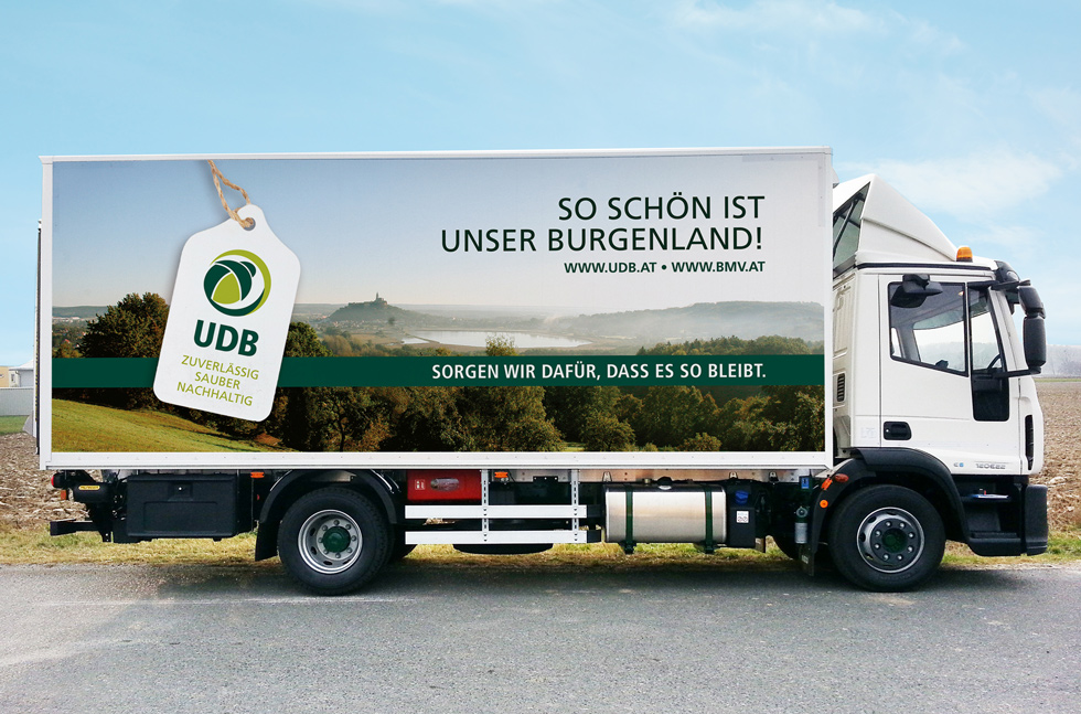 LKW-Beklebung für UDB